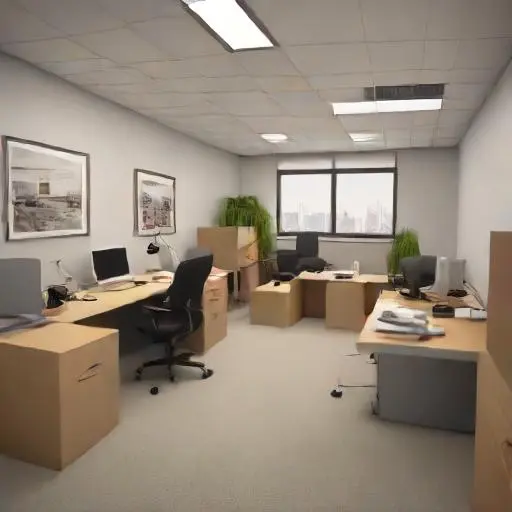 An image of an office